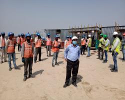 Construction at Jawaharpur